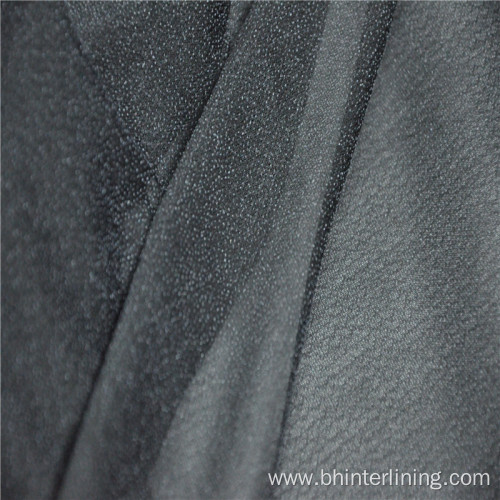 PES coating cheap knitted stretch interlining fabric